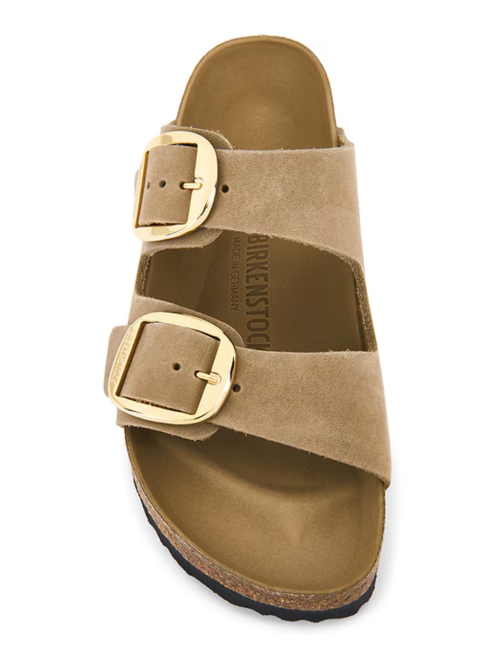 Birkenstock Arizona Big Buckle Sandals Tobacco Brown Suede shoes Revolve 39 8